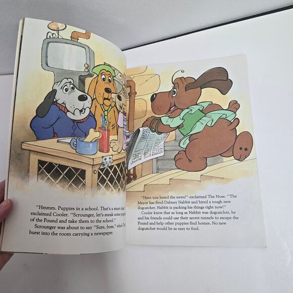 Vintage 1986 Golden Book Pound Puppies The Gate Crashers - Picture 5 of 7